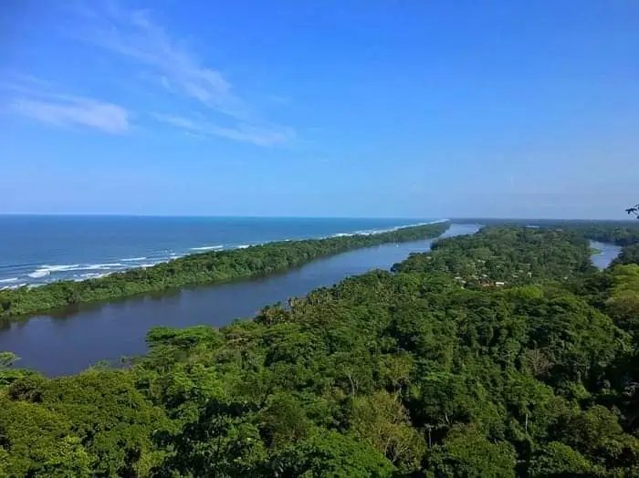 Tortuguero aerial view